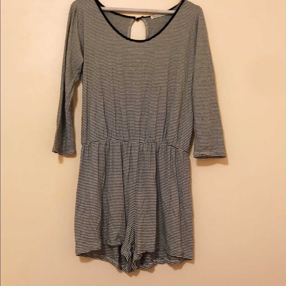 Striped Macy’s romper